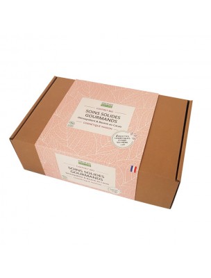 Image de Coffret Cosmétique Maison Soins solides gourmands Bio - Kit complet - Propos Nature via Guide Pratique DIY aux HE - 75 pages - Pranarôm