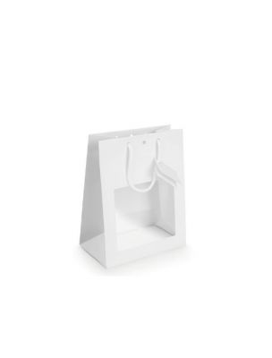 Image de Sac Vitrine Blanc - Petit modèle - Emballages Cadeaux depuis Emballages cadeaux pour sublimer vos cadeaux - Vente en ligne