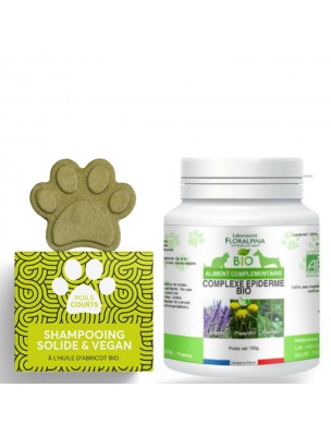 Image de Coat care pack for short-haired dogs - Louis Herbalist depuis Tone and beautify your pet's coat
