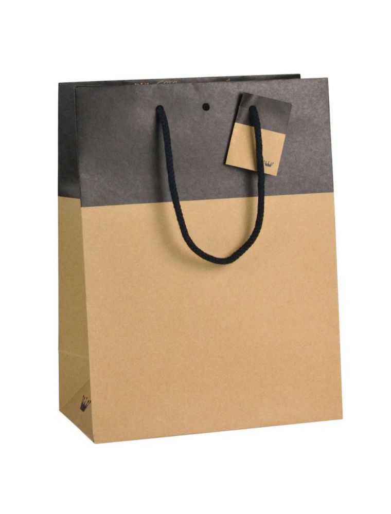 Image principale de la modale pour Sac Bicolore taille XL - Emballages Cadeaux