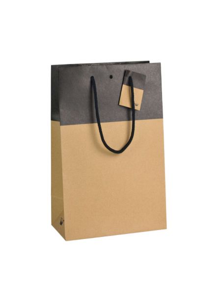 Image principale de Sac Bicolore taille L - Emballages Cadeaux