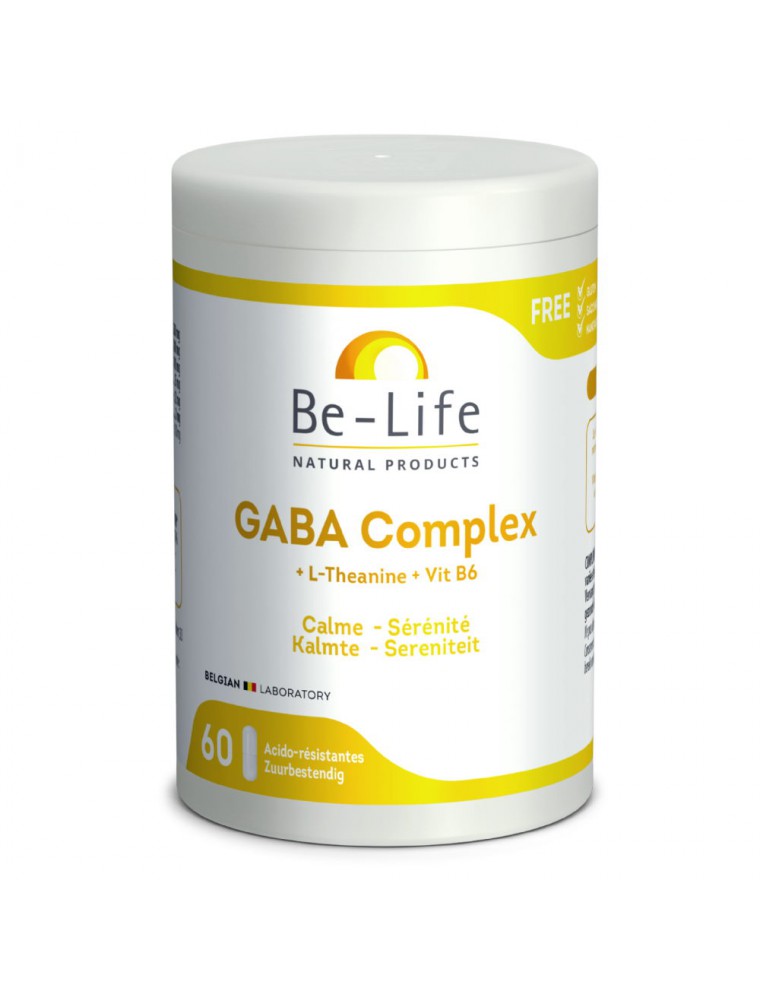 Image principale de la modale pour GABA Complex - Acide Aminé 60 gélules - Be-Life