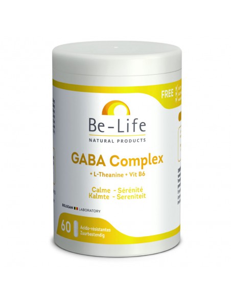 Image principale de GABA Complex - Acide Aminé 60 gélules - Be-Life