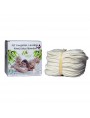 Image de Lingettes Familiales - Eponges de Bambou 25 lingettes lavables - Mademoiselle Papillonne via Acheter Poudre de Shampoing à la Coquille d'Huître Blanche Bio - Soin des