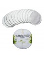 Image de Face wipes - Bamboo Sponge 12 washable wipes - Mademoiselle Papillonne via Buy Mineral silk Bio Refill - Golden Beige 510 13,5 grams - Zao
