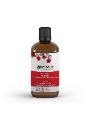 Image de Ricin Bio - Huile végétale vierge de Ricinus communis 100 ml - Centifolia via Shampooing Reparation et Douceur Bio - Emblica