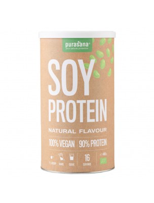 Image de Vegan Protein Bio - Protéines Végétales Soya 400 g - Purasana depuis Riz Bio - Protéines végétales 400g - Biosavor | Biosavor