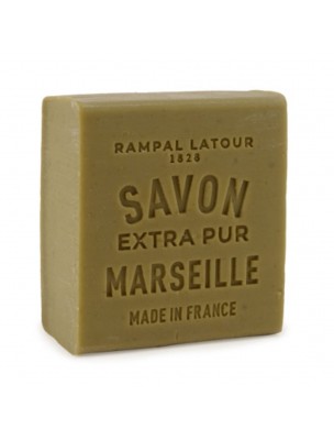Image de Organic Marseille Soap extra green with olive oil - 72% oil 150g Rampal Latour depuis Natural Marseille soaps, solid and liquid