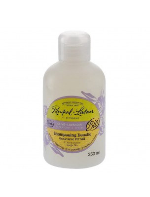Image de Shampooing Douche Doux Bio - Olive Lavandin 250ml - Rampal Latour depuis Shampoings naturels pour des cheveux sains