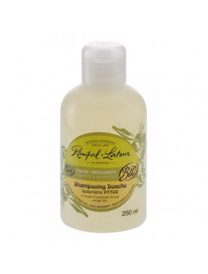 Image de Shampooing Douche Doux Bio - Sauge Bergamote 250ml - Rampal Latour depuis Shampoings naturels pour des cheveux sains