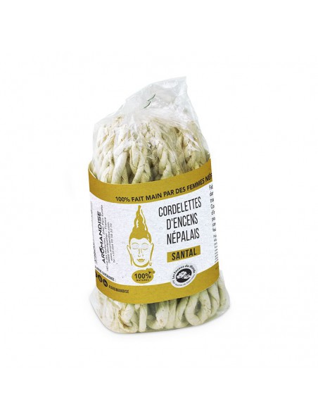 Achetez Cordelettes Népalaises - Encens Santal 40 cordelettes - Les Encens du Monde à l'herboristerie Louis Image principale de Cordelettes Népalaises - Encens Santal 40 cordelettes - Les Encens du Monde