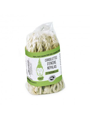 Image de Cordelettes Népalaises - Encens Citronnelle 40 cordelettes - Les Encens du Monde depuis louis-herboristerie