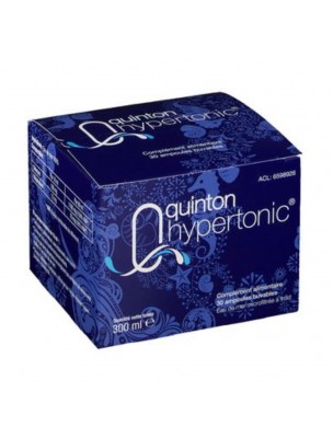 Image de Quinton Hypertonique - Eau de Quinton 30 ampoules de 10 ml - Quinton via Quinton Isotonique - Eau de Quinton 30 ampoules - Quinton