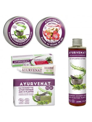 Image de Ayurvedic Hygiene Pack - Louis Herbalism depuis Our natural gift boxes between treatments and tastings