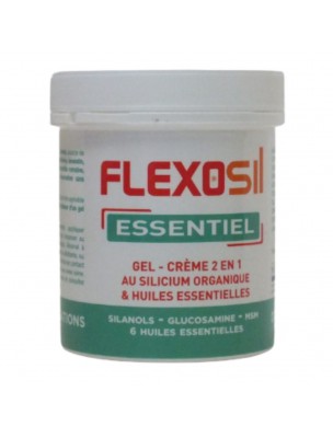 Image de Flexosil Essentiel - Gel de massage au Silicium organique et Huiles essentielles 200 ml - Nutrition Concept depuis Synergies d'huiles essentielles articulaires