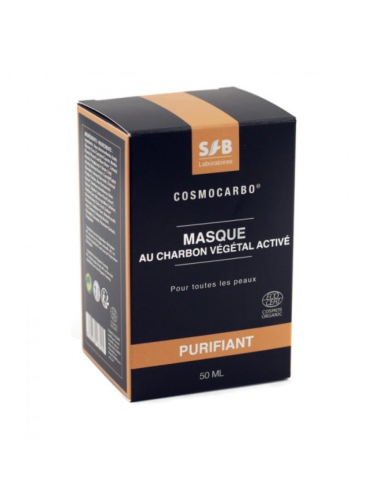 Masque Charbon Végétal Activé Bio - Purifiant 50ml - SFB Laboratoires Masque Charbon Végétal Activé Bio - Purifiant 50ml - SFB Laboratoires
