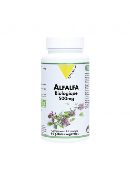 Achetez Alfalfa Bio 500 mg - Articulations et Circulation 60 gélules végétales - Vit'all+ à l'herboristerie Louis Image principale de Alfalfa Bio 500 mg - Articulations et Circulation 60 gélules végétales - Vit'all+