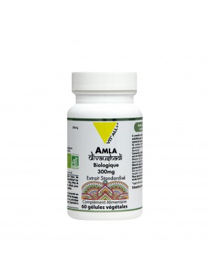 Image de Amla Bio 300 mg - Digestion et Tonus 60 gélules végétales - Vit'all+ depuis Plantes en gélules - Achat en ligne | PhytoZwell