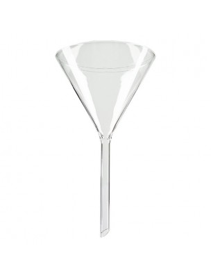 Image de Entonnoir en verre Angle 60° Diamètre 75mm via Spatule flexible 10cm - Idéale pour vos préparations cosmétiques