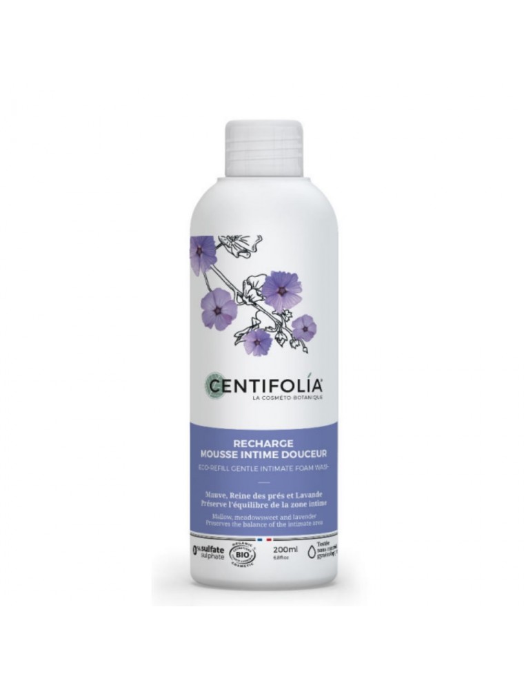 Mousse intime Recharge Bio - Hygiène intime 200 ml - Centifolia Mousse intime Recharge Bio - Hygiène intime 200 ml - Centifolia