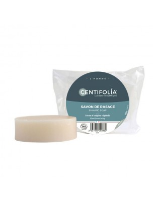 Image de Organic Shaving Soap Refill - Face and Body 65g - NZ Centifolia depuis Natural gifts for men (2)
