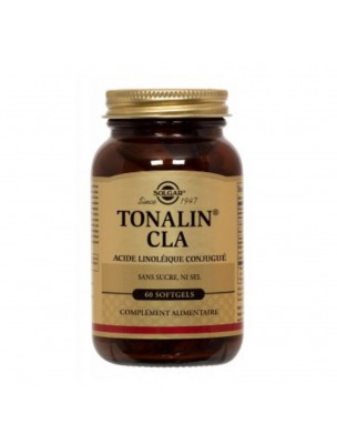 Image de CLA Tonalin 1300 mg - Muscles 60 softgels - Solgar via Lutéine Eyes HD 24 mg - Solaray