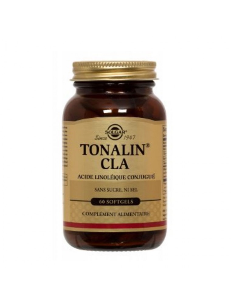 Image principale de la modale pour CLA Tonalin 1300 mg - Muscles 60 softgels - Solgar