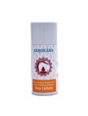 Image de Anu Tailam - Huile Ayurvédique Nasya 10 ml - Samskara via Brahmi Tailam - Huile Ayurvédique 100 ml - Samskara