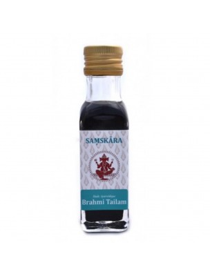 Image de Brahmi Tailam - Huile Ayurvédique 100 ml - Samskara via Black Champa - Encens 15g - Satya