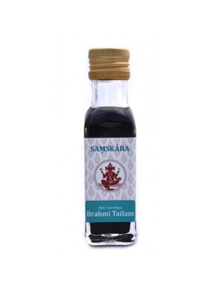 Image principale de la modale pour Brahmi Tailam - Huile Ayurvédique 100 ml - Samskara