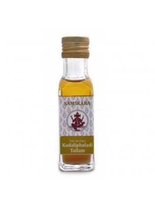 Image de Kadaliphaladi Tailam - Ayurvedic Oil 100 ml - Kadaliphaladi Tailam Samskara depuis Toning and relaxing massage oils