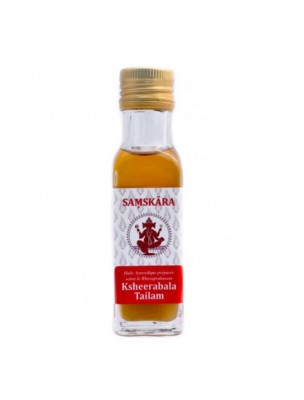 Image de Ksheerabala Tailam - Ayurvedic Oil 100 ml Samskara depuis Toning and relaxing massage oils