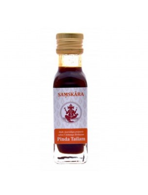 Image de Pinda Tailam - Huile Ayurvédique 100 ml - Samskara depuis Les huiles végétales ayurvédiques répondent aux maux du quotidien