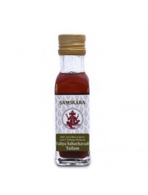 Image de Valiya Sahacharadi Tailam - Huile Ayurvédique 100 ml - Samskara depuis Commandez les produits Samskara à l'herboristerie Louis