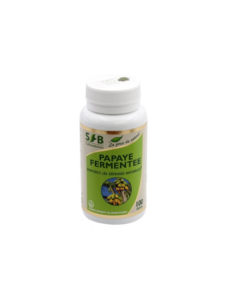 Image principale de la modale pour Papaye fermentée 325 mg - Défenses naturelles 100 gélules - SFB Laboratoires