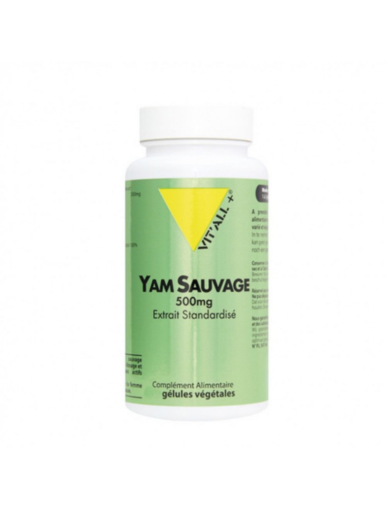 Image principale de la modale pour Yam sauvage 500mg - Ménopause 30 gélules végétales - Vit'all+