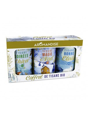 Image de Coffret Tisanes de Noël - 3 Tisanes de Noël - Aromandise depuis Thés en vrac - Tous les bienfaits des plantes dans votre tasse