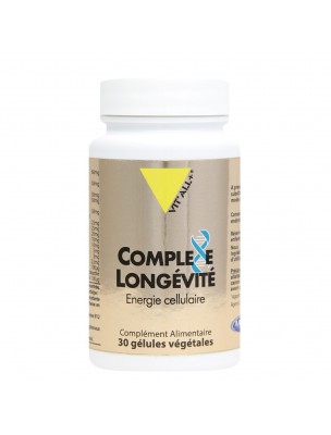 Image de Complexe Longévité - Energie et Protection cellulaire 30 gélules végétales - Vit'all+ depuis Achetez Glycontrol - Gestion de la glycémie - Synergia