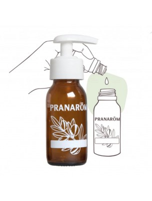 Image de Empty Pump Bottle DIY 60 ml - Pranarôm depuis Bottles and sprays, compose your massage oils (2)