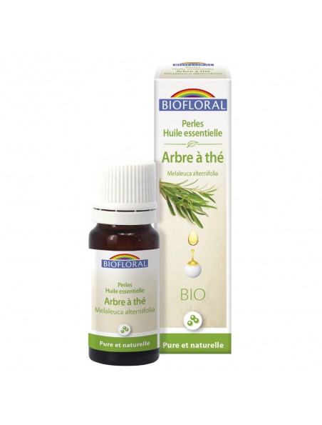 Arbre à Thé Bio - Perles d'huiles essentielles 20 ml - Biofloral Arbre à Thé Bio - Perles d'huiles essentielles 20 ml - Biofloral
