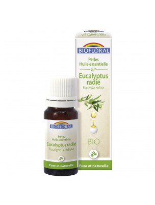 Eucalyptus radié Bio - Perles d'huiles essentielles 20 ml - Biofloral