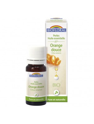Image de Orange douce Bio - Perles d'huiles essentielles 20 ml - Biofloral depuis Perles d'huiles essentielles