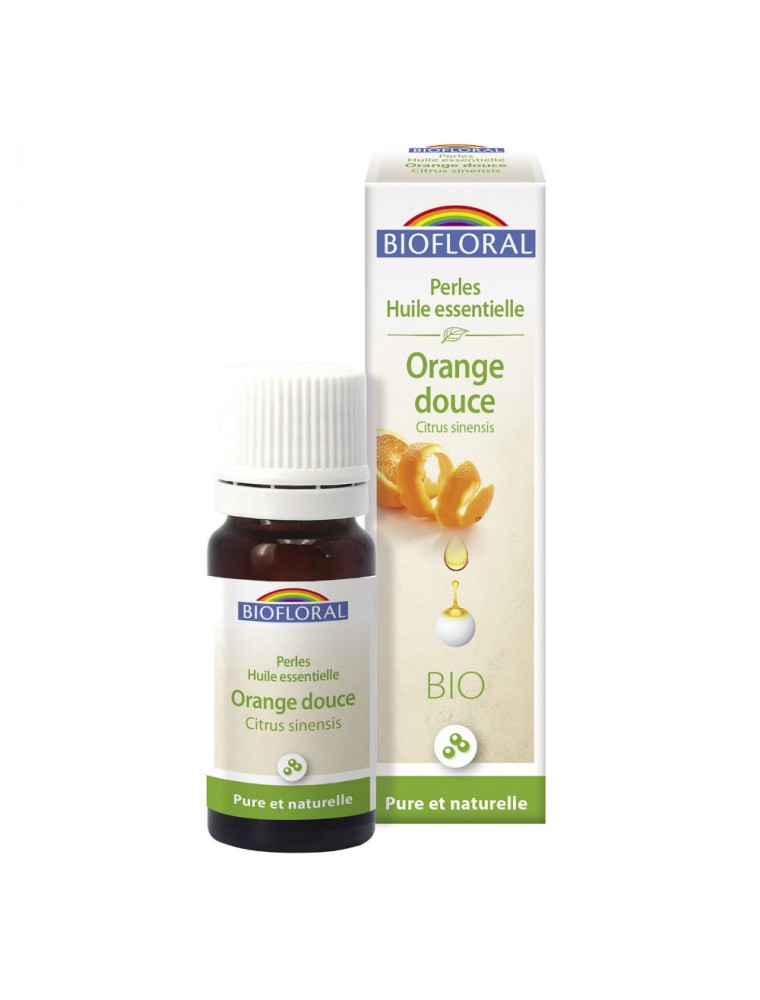 Orange douce Bio - Perles d'huiles essentielles 20 ml - Biofloral Orange douce Bio - Perles d'huiles essentielles 20 ml - Biofloral