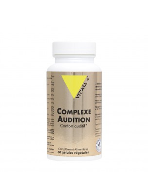 Image de Complexe Audition - Confort auditif 60 gélules végétales - Vit'all+ depuis Achetez les produits Vit'All + à l'herboristerie Louis (2)