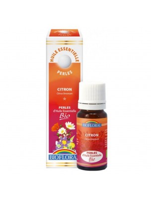 Image de Citron Bio - Perles d'huiles essentielles 20 ml - Biofloral depuis L'huile essentielle de citron : antibactérienne, digestive, dépurative, etc.