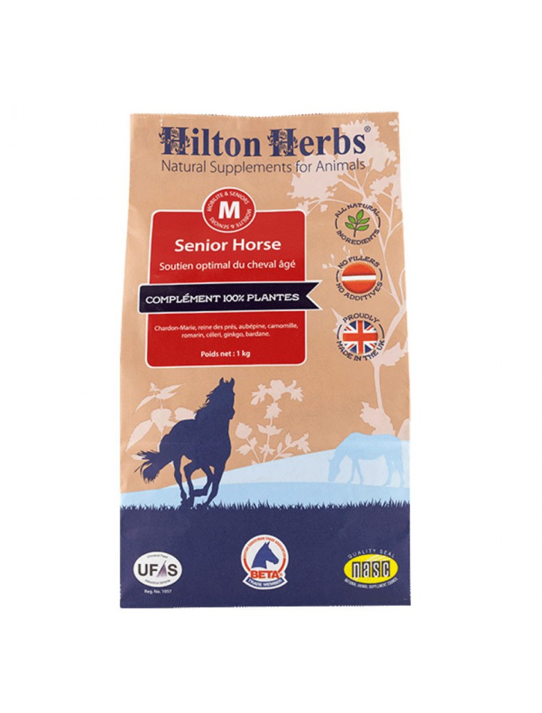 Image principale de la modale pour Senior Horse - Mobilité et Vitalité des chevaux 1 Kg - Hilton Herbs