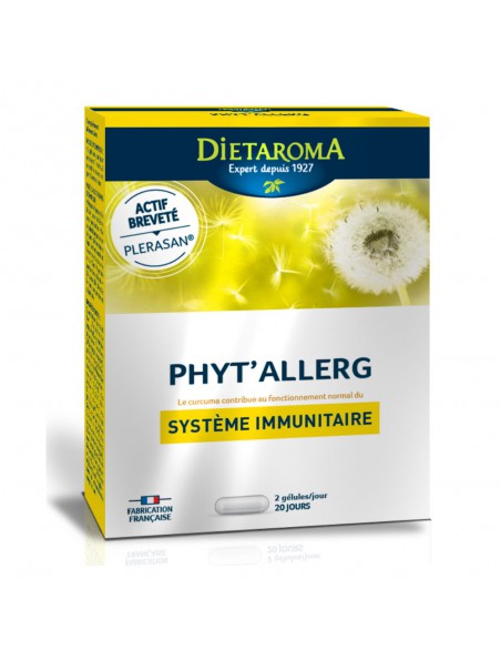Image principale de Phyt'allerg - Système immunitaire 40 gélules - Dietaroma