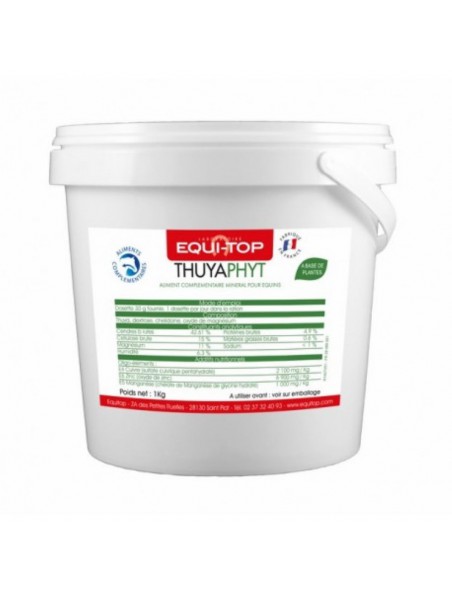 Achetez Thuyaphyt - Verrues et Papillomes des chevaux 1kg - Equi-Top à l'herboristerie Louis Image principale de Thuyaphyt - Verrues et Papillomes des chevaux 1kg - Equi-Top