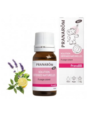 Image de Pranabb Huile de massage - Défenses naturelles des bébés 10 ml - Pranarôm depuis louis-herboristerie