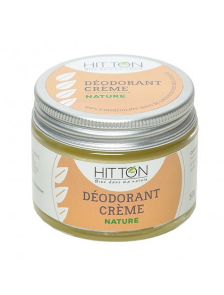 Image principale de Déodorant crème Bio - Nature 50g - Hitton